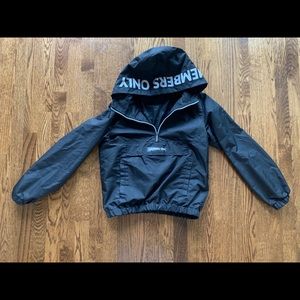 Members Only Half Zip Rain Jacket S kids 14-16